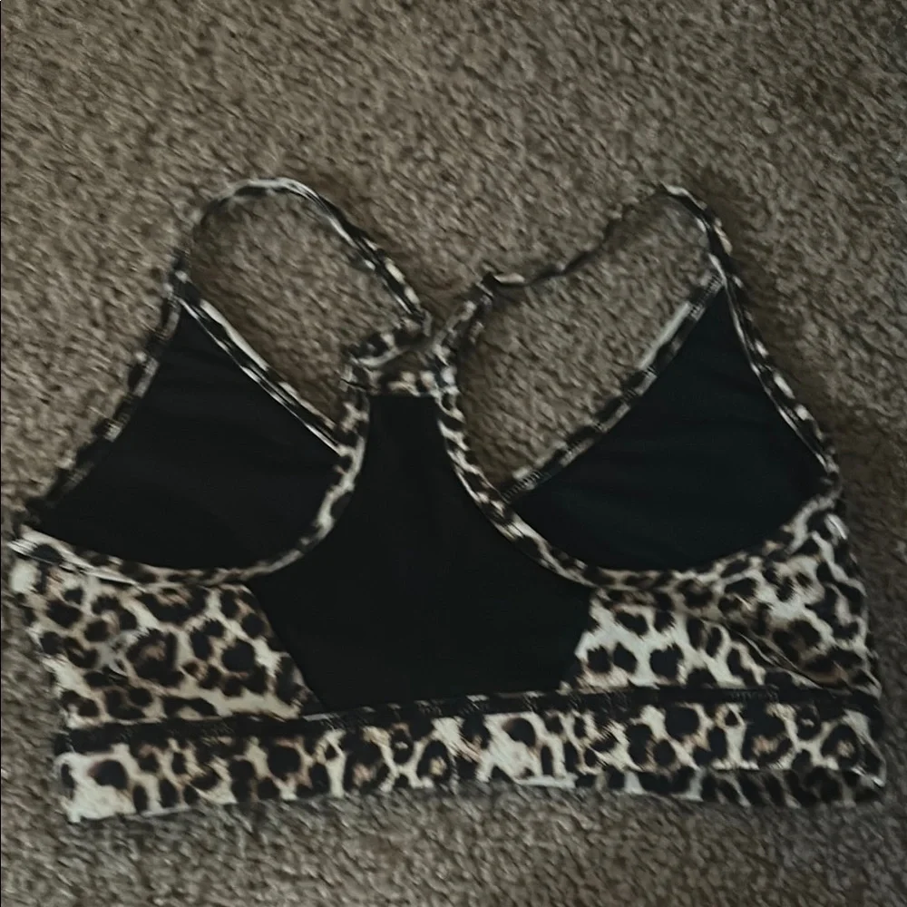 ZYIA Brown and Black Leopard Print Bra - Picture 3 of 5